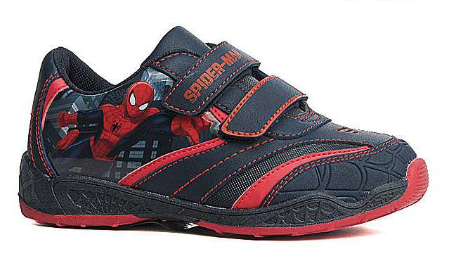 spiderman velcro shoes