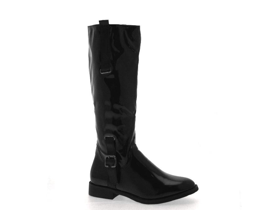 patent leather riding boots women