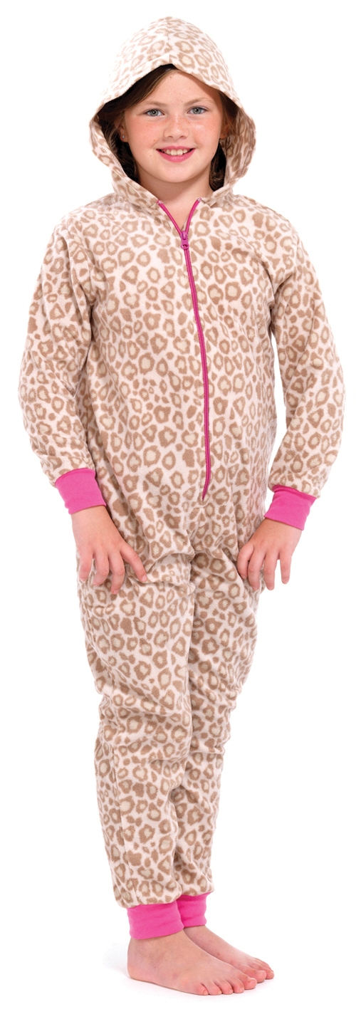 KIDS BOYS GIRLS FULL LENGTH FLEECE HOODED ALL IN ONE NOVELTY JUMPSUIT SIZE 3-13 - Picture 37 of 164