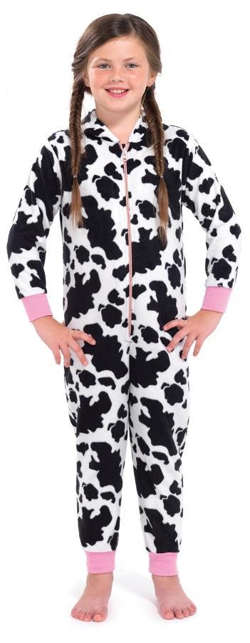 KIDS BOYS GIRLS FULL LENGTH FLEECE HOODED ALL IN ONE NOVELTY JUMPSUIT SIZE 3-13 - Picture 55 of 164