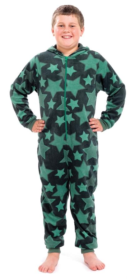 KIDS BOYS GIRLS FULL LENGTH FLEECE HOODED ALL IN ONE NOVELTY JUMPSUIT SIZE 3-13 - Picture 73 of 164