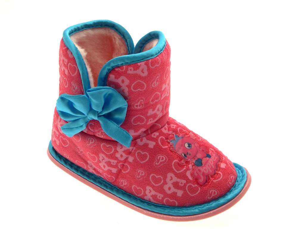 moshi monsters pink poppet slipper boots slippers girls kids shoes girl shoe size 12