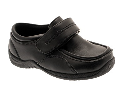  Kids Shoes on New Kids Boys Black School Shoes Velcro Size 8   2 Bnib   Ebay