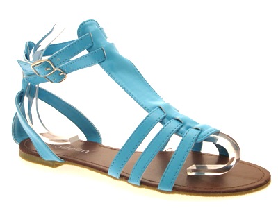 turquoise blue sandals