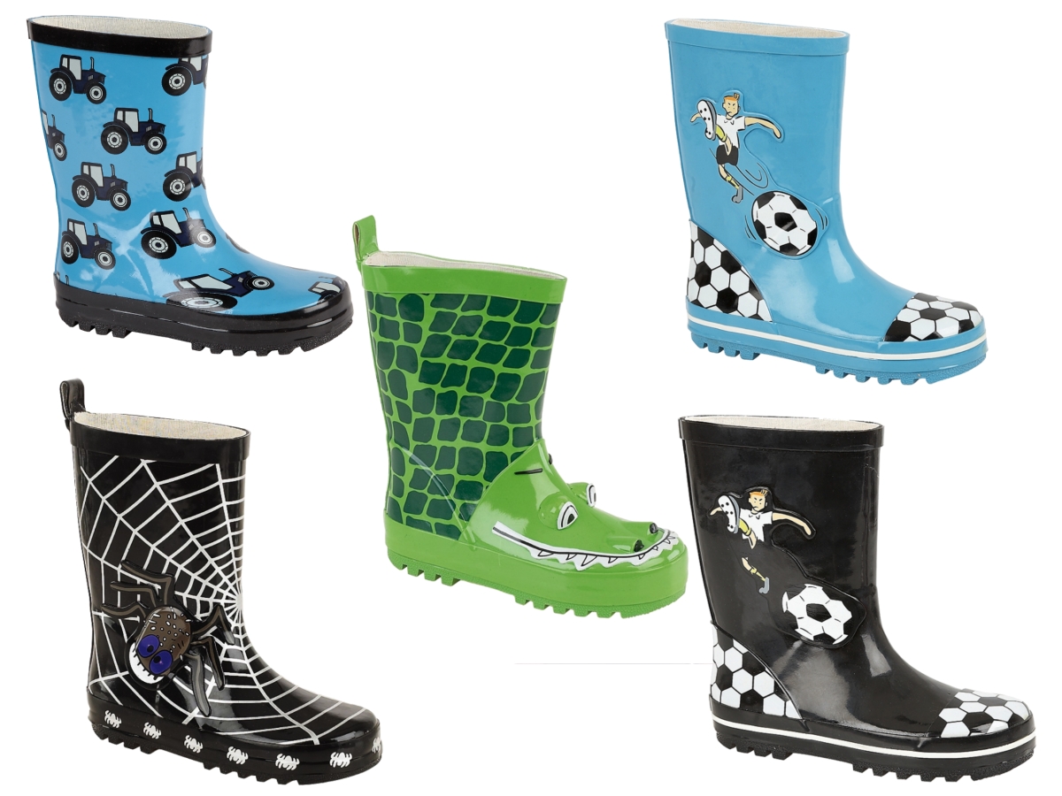 crocodile rain boots