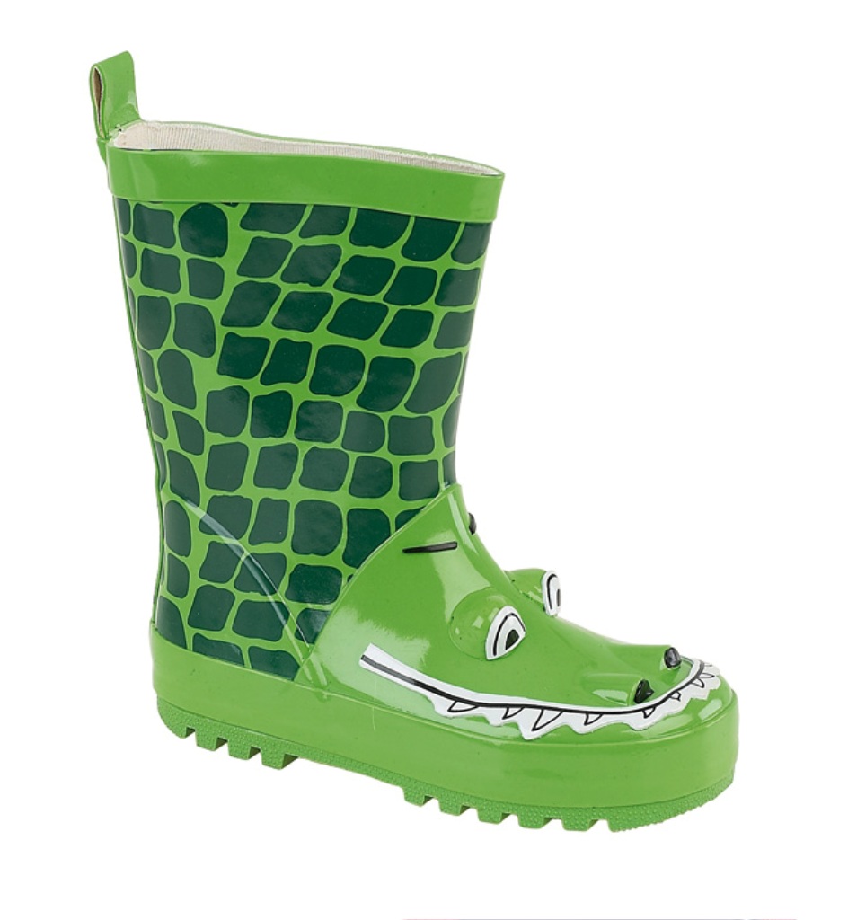 crocodile rain boots