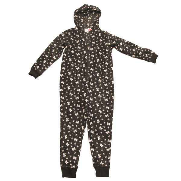 KIDS BOYS GIRLS FULL LENGTH FLEECE HOODED ALL IN ONE NOVELTY JUMPSUIT SIZE 3-13 - Picture 29 of 164