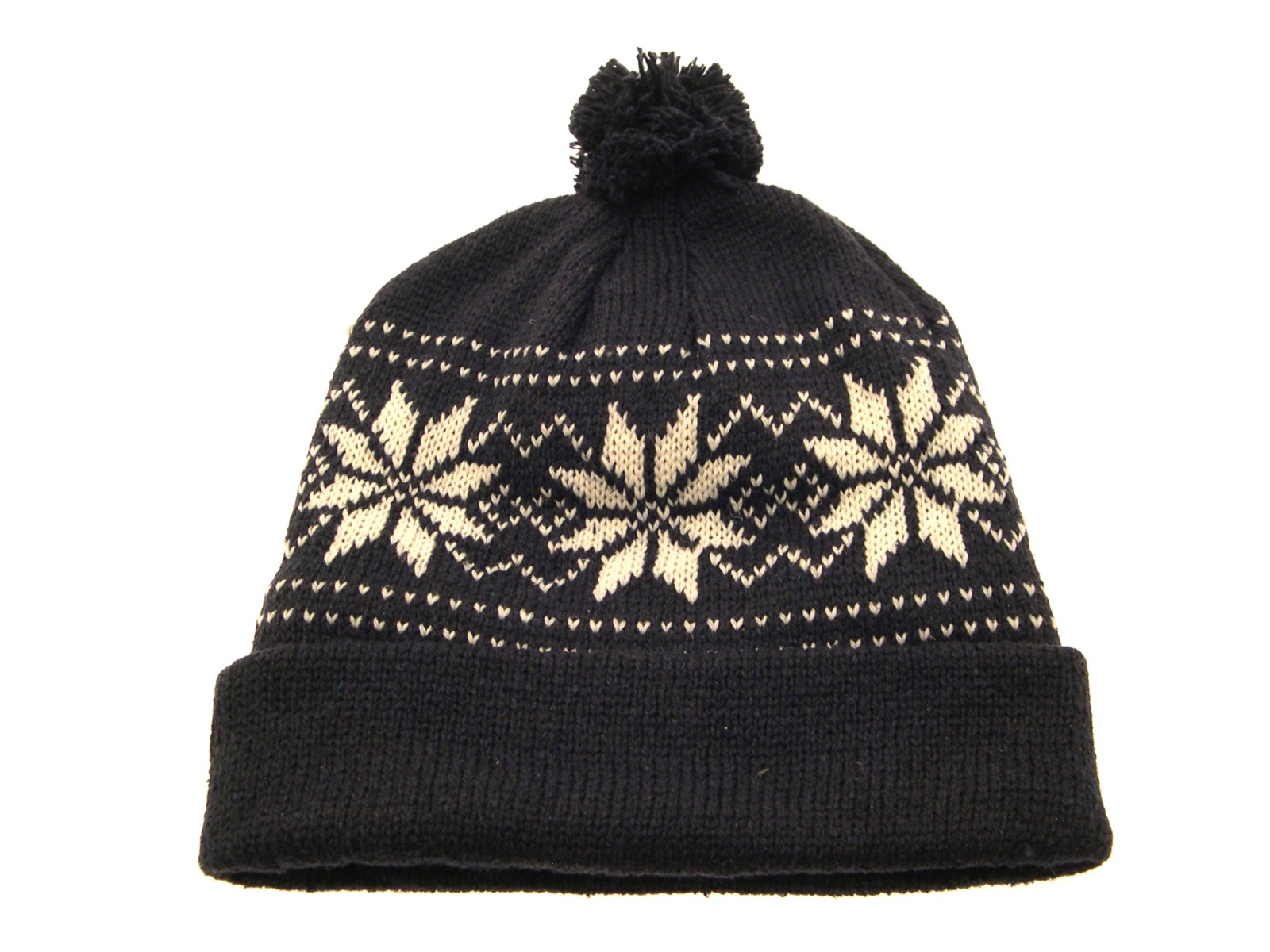 Mens Winter Knitted Wooly Hats Beanie Bobble Hat Warm Slouch Boys Beany