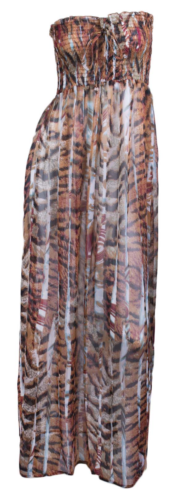 Da Donna Maxi Abito Lungo Chiffon Kaftan Spiaggia Vacanza Coprire Estate Signore dimensioni