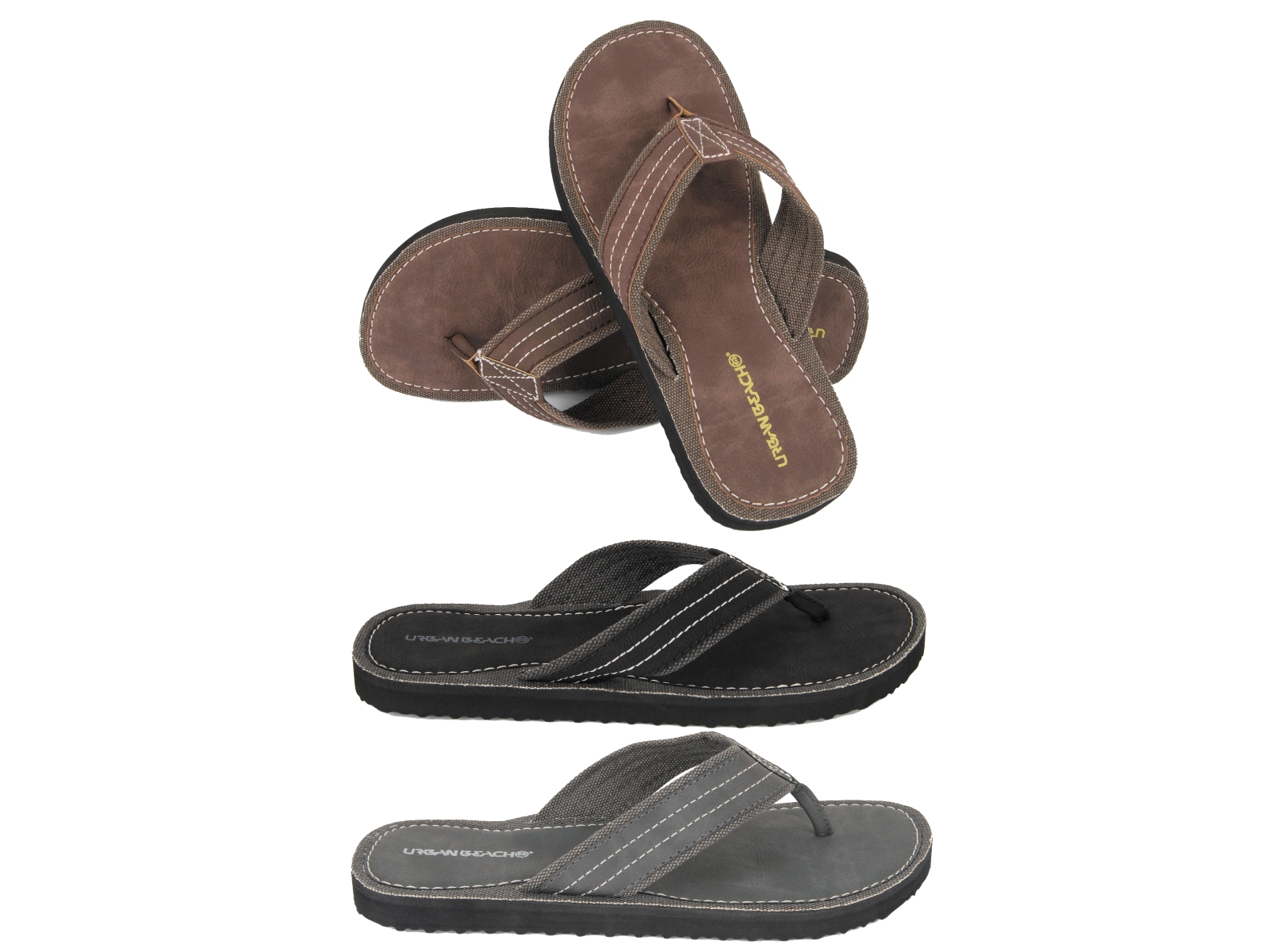 urban beach mens flip flops