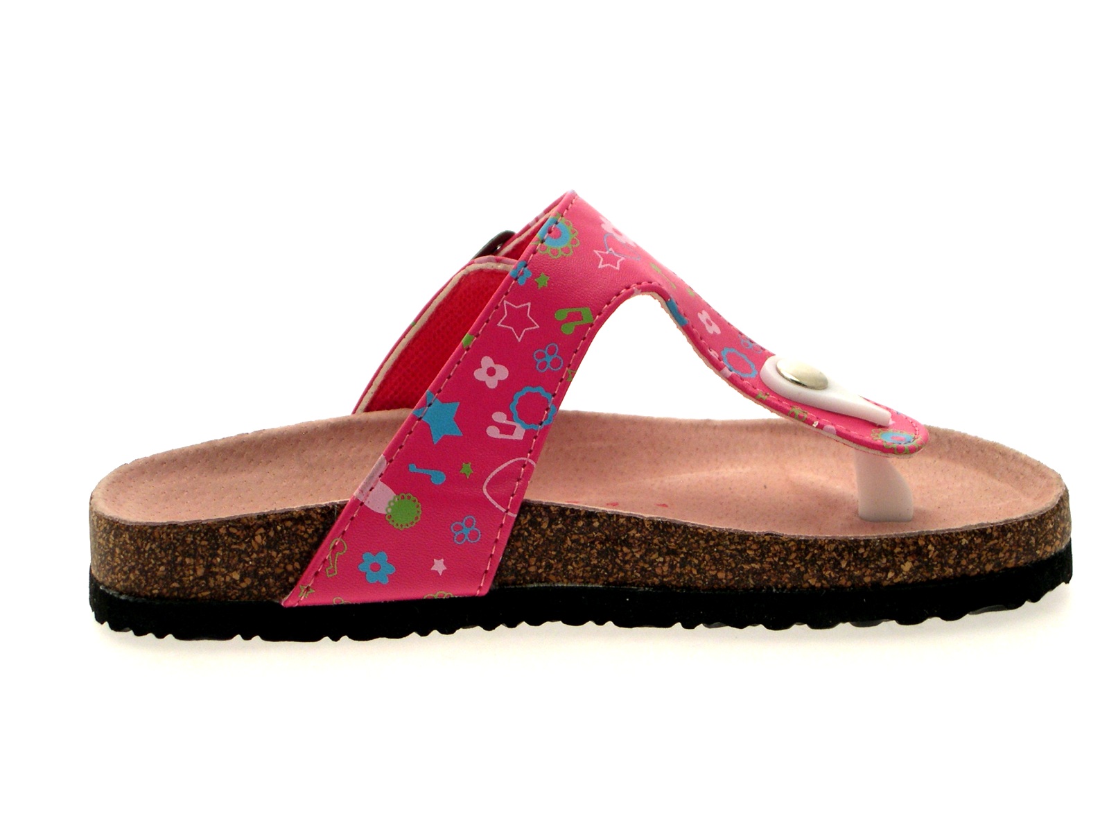 Girls Kids Flower Summer Sandals Toe Posts Footbed Flip Flops Shoes