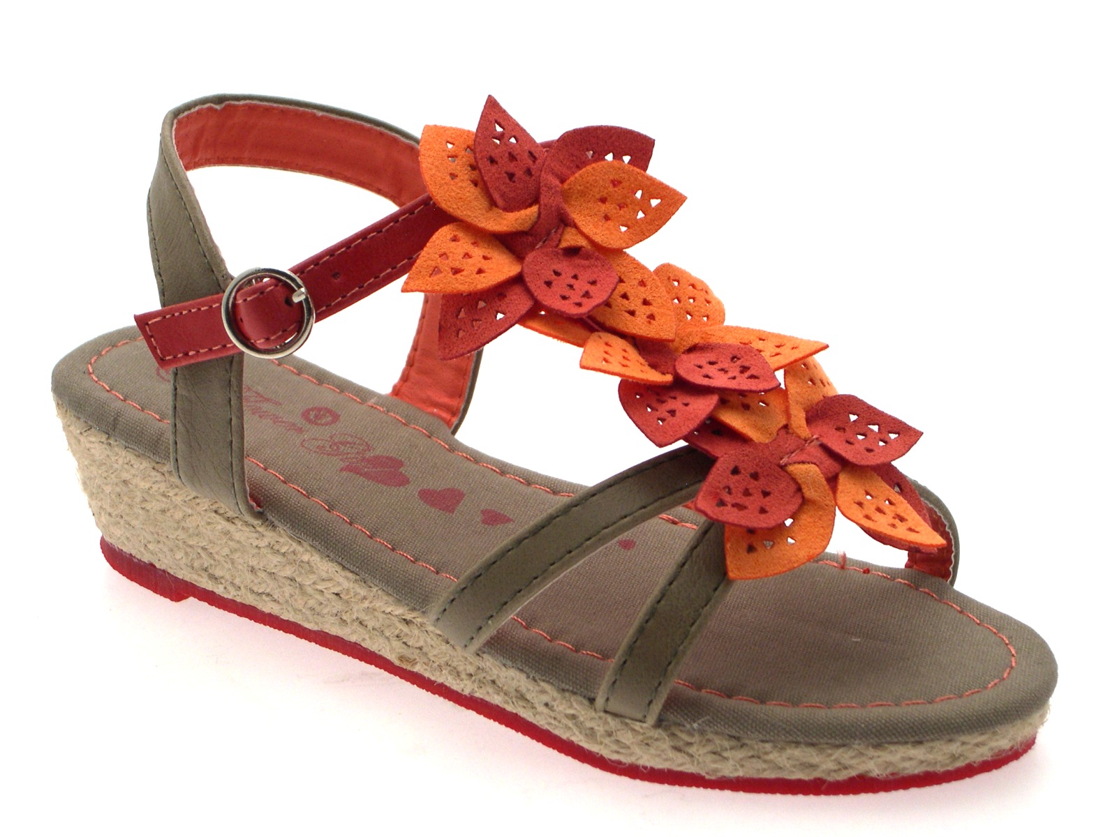 girls-kids-summer-flower-sandals-low-wedge-strappy-party-shoes-size-uk