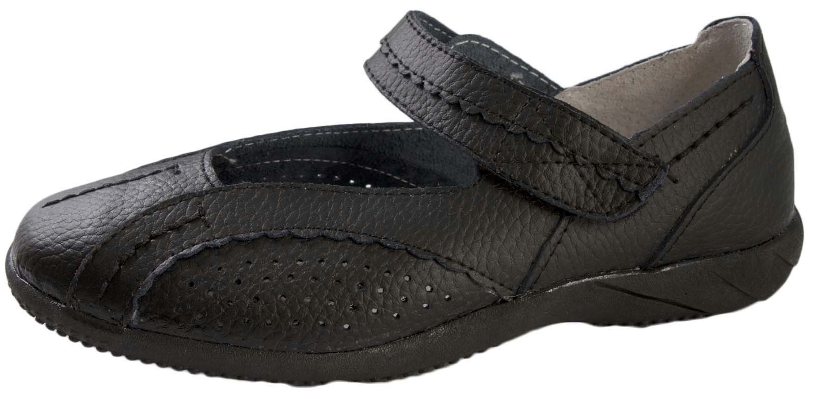 leather work flats