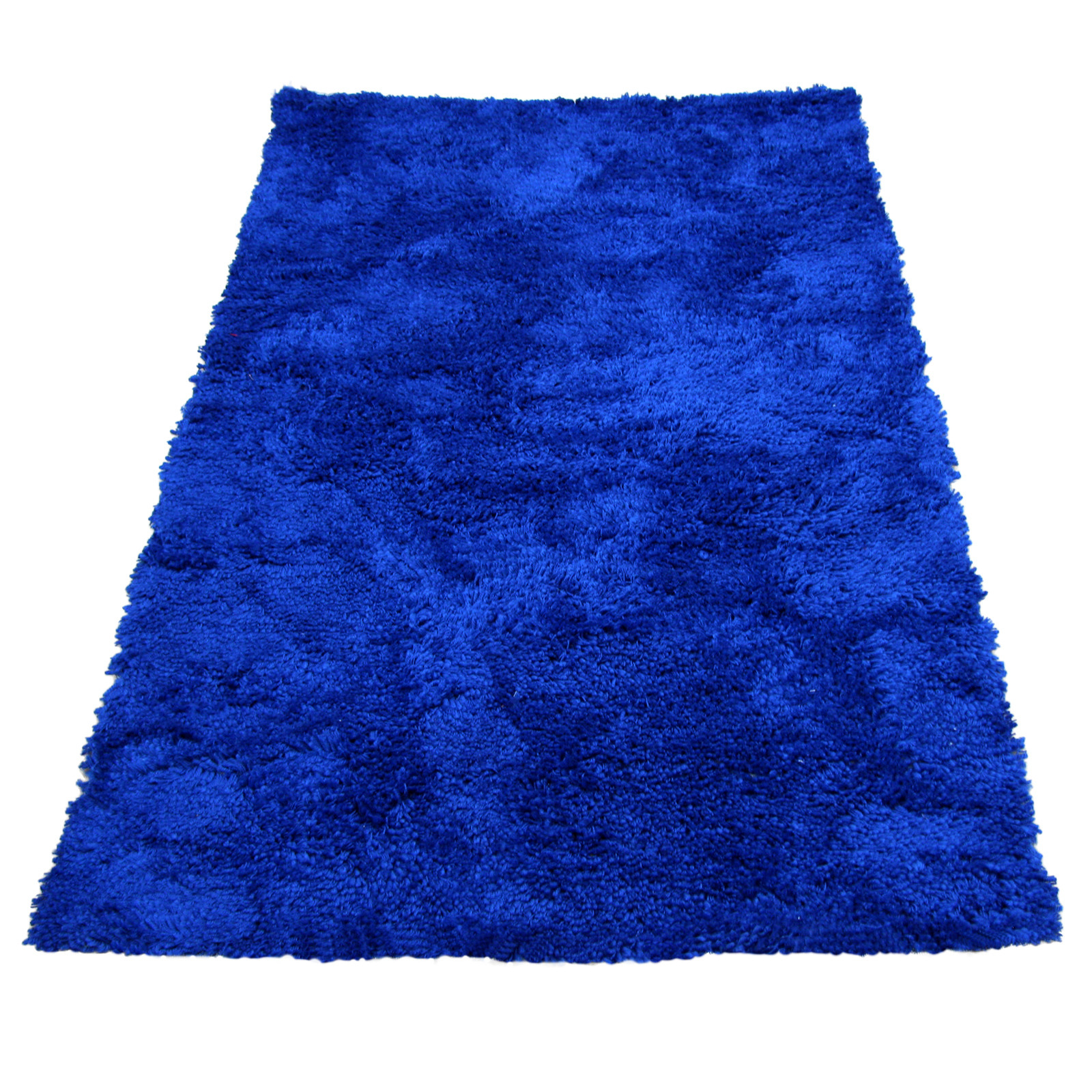 Shaggy Blue Quality Thick Luxurious Extra Soft Large Rug 170 X 110 Cm