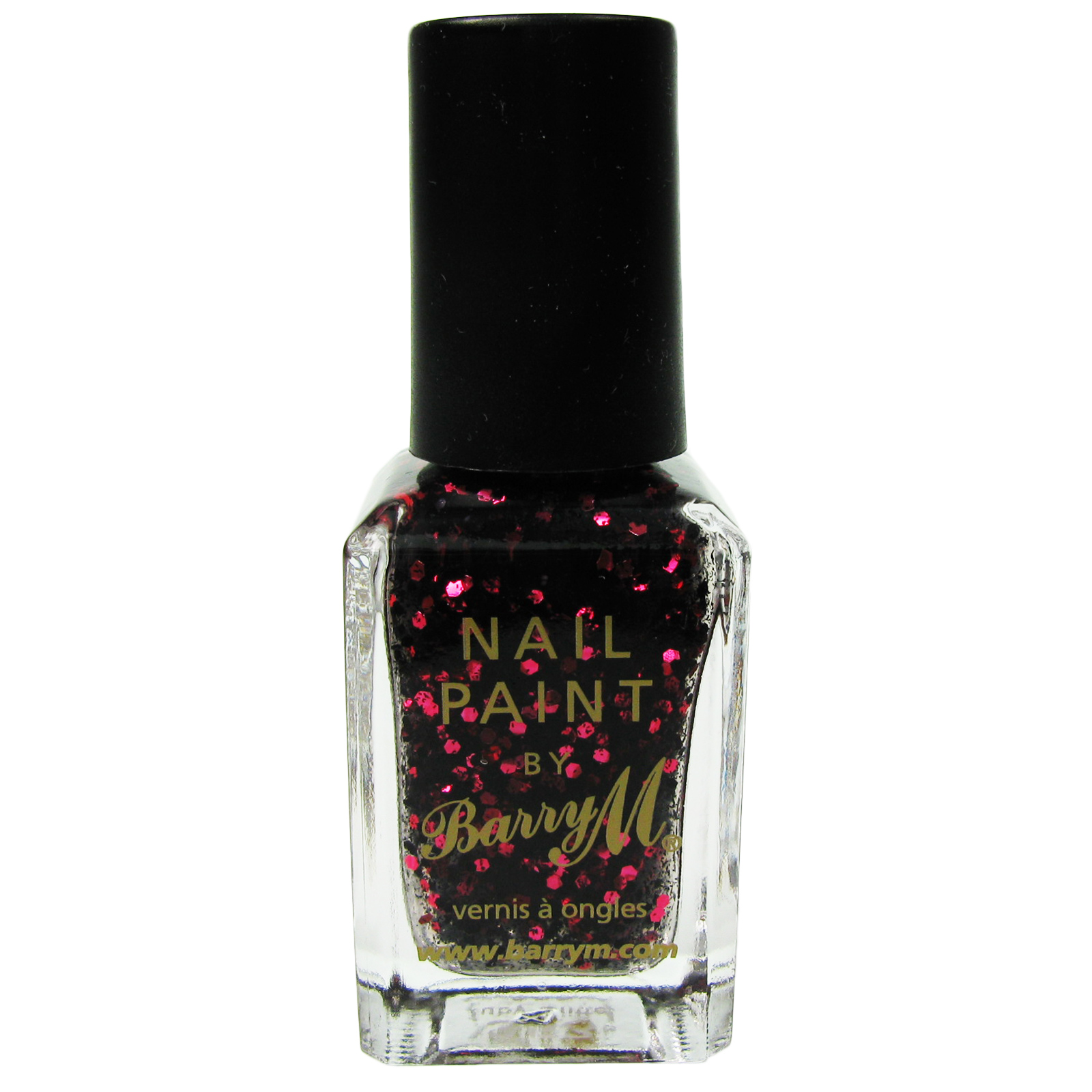 Barry M Makeup Cosmetics Ruby Glitter Nail Varnish Polish Np