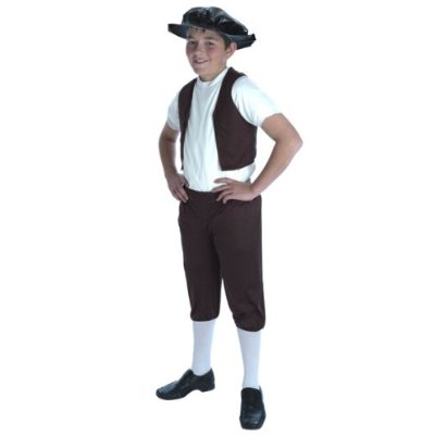 Child Tudor Boy Fancy Dress Costume Pauper Street Urchin Kids Poor Boys Male BN