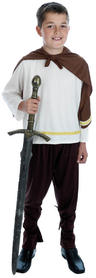 View Item Child Age 10-12 Years Norse Viking Hero Fancy Dress Costume Medieval Kids Boys