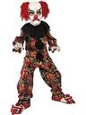 View Item Child Scary Clown Fancy Dress Party Costume Kids Halloween Creepy Boys Circus