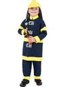 View Item Child Fireman Boy Fancy Dress Costume Hero Emergency Uniform Rescue Police 999