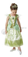 View Item Child Disney Glitter Tiana Classic Princess & The Frog Fancy Dress Kids Costume
