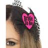 View Item Adult Party "Bride To Be" Hair Bow With Netting Fancy Dress Hen Night Fun Ladies