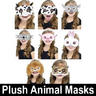 View Item Child Plush Animal Eyemasks Fancy Dress Book Week Wild Animal Zoo Farm Kids