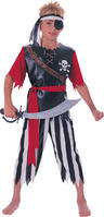 View Item Child Pirate King Kids Fancy Dress Costume Caribbean