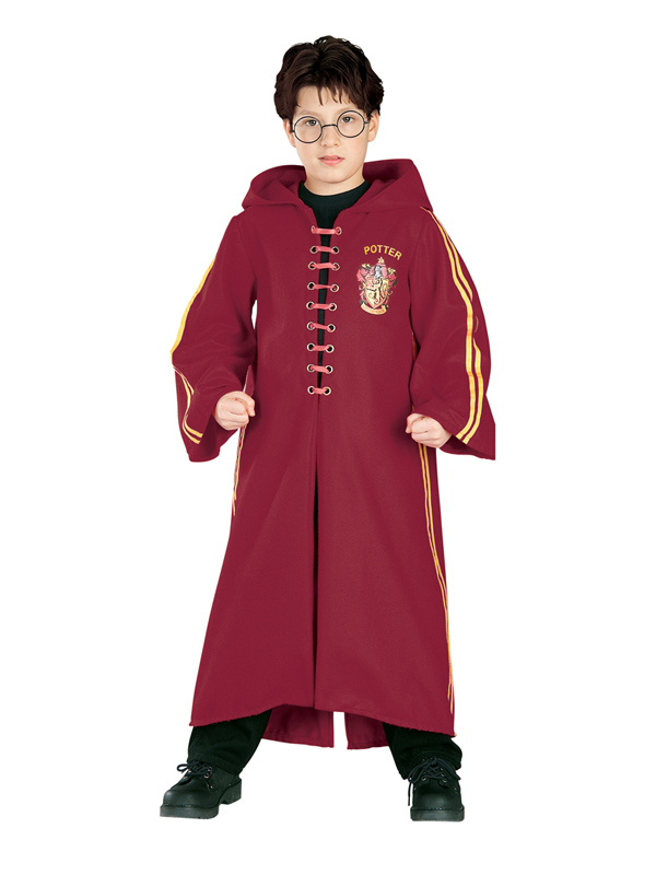 Child Licensed Deluxe Harry Potter Quidditch Robe Fancy Dress Costume