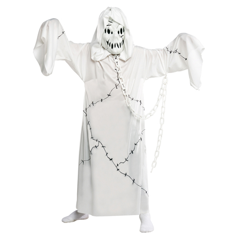 Boys Halloween Outfit Mask Scary Fancy Dress Costume Movie Kids Ghoul