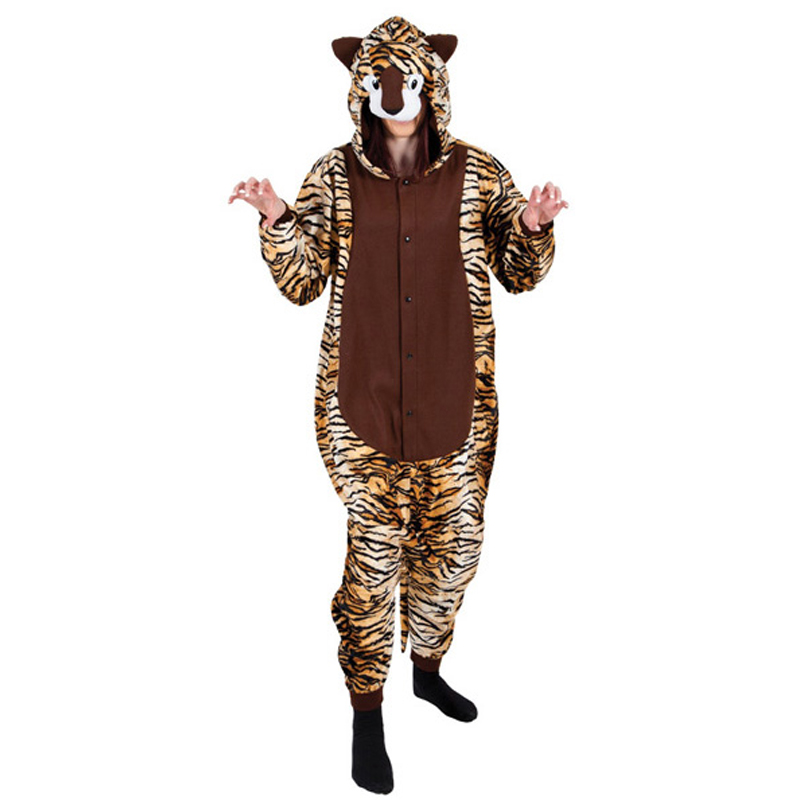 Adult Onesie Animal Pyjamas Bodysuit Fancy Dress Costume Outfit New