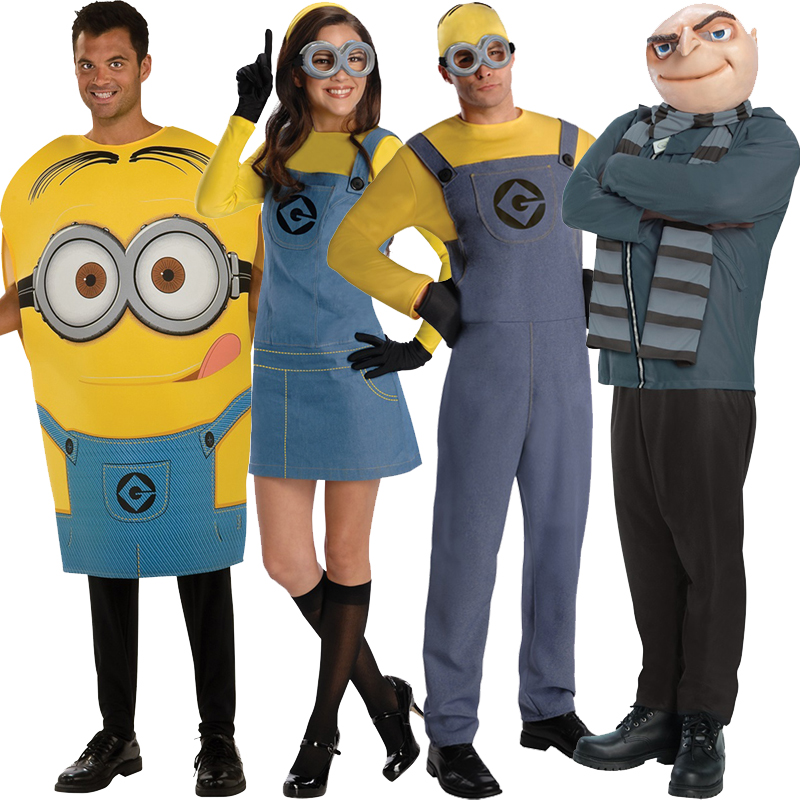 Adult Licensed Despicable Me Minion Gru Fancy Dress Costume Outfit Male Female Ebay 1957