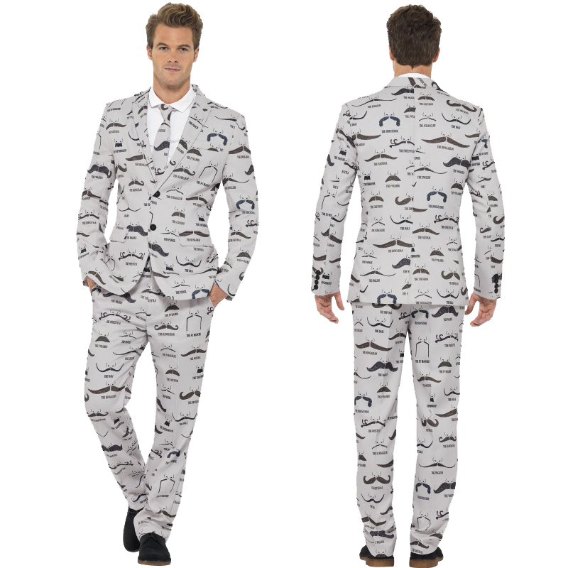 Mens Stand Out Suits Stag Do Party New Comedy Funny Fancy Dress Costume Outfit - Picture 22 of 31