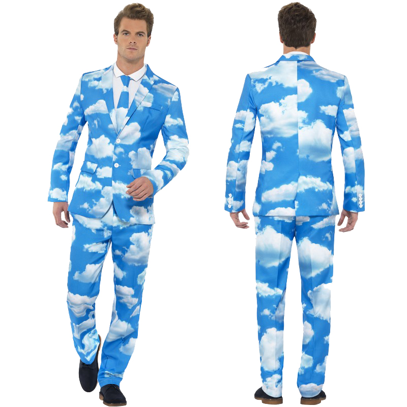 Mens Stand Out Suits Stag Do Party New Comedy Funny Fancy Dress Costume Outfit - Picture 28 of 31