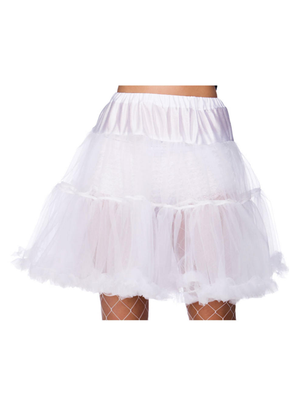 white frilly tutu