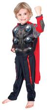View Item Child 3-10 Years THOR Premium LICENSED Fancy Dress Muscled Costume Kids Boys