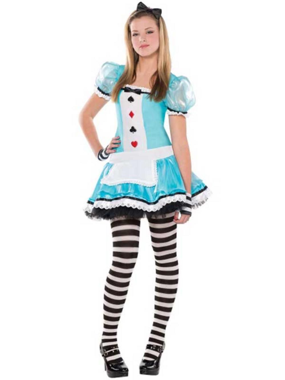 Teen Clever Alice In Wonderland Costume Girls Book Week ...