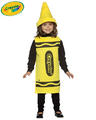 View Item Age 4-6 Yrs Crayola Crayon Fancy Dress Costume Yellow