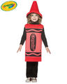 View Item Age 3-4 Yrs Crayola Crayon Fancy Dress Costume Red