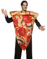 View Item Adult Pizza Slice Fancy Dress Food Costume (Standard)