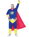 View Item Adult Beer Man Alcohol Funny Silly Fancy Dress Superhero Costume Plus Size 
