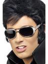 View Item Adult Silver Elvis Shades Fancy Dress  Glasses Facewear