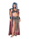 View Item Adult Ladies 10-14 Sexy Jungle Sin Fancy Dress Xena Warrior Halloween Costume 
