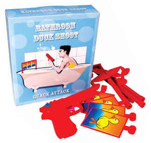 Bathroom Commando Water Pistol Target Game Bath Fun