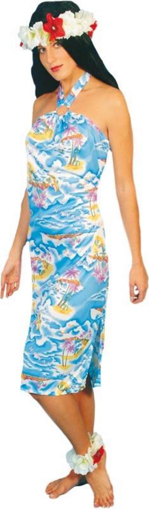 Adult Hawaiian Dress Size 12-14 Fancy Dress Costume