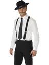 View Item Adult Black Gangster Braces Fancy Dress Costume Accessory