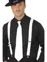 View Item White Gangster Braces Fancy Dress Costume Accessory
