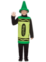 View Item Age 4-6 Yrs Crayola Crayon Fancy Dress Costume Green