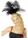 View Item Adult Can Can Showgirl Feather Headpiece Fancy Dress Costume Accessory
