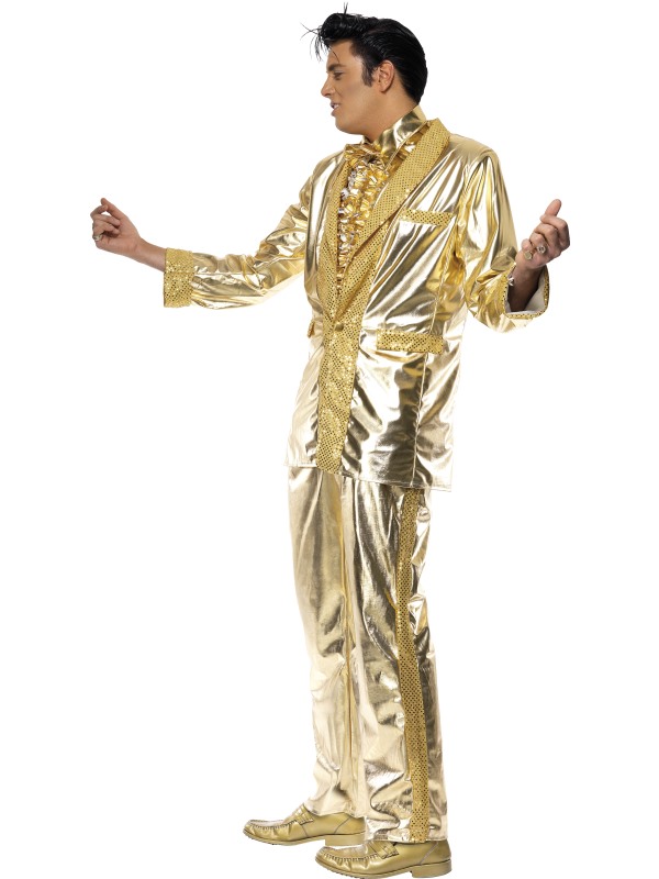 gold lame outfit