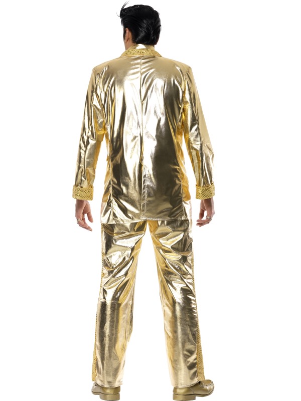 gold lame outfit